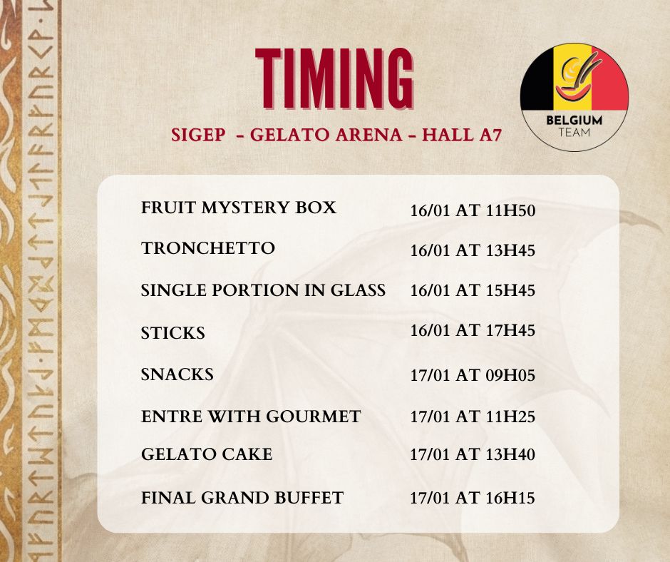 Planning Gelato World Cup